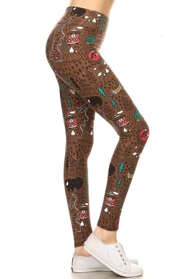 Womens Leggings, Camper Leggings