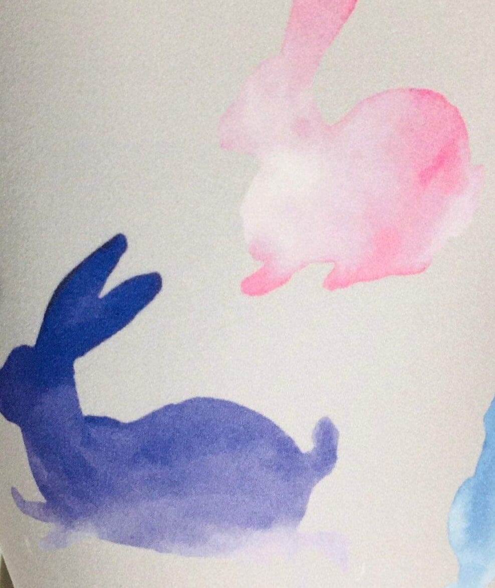 Girls Easter Leggings - High Waisted - Buttery Soft - Gray/Multi Leggings MomMe and More