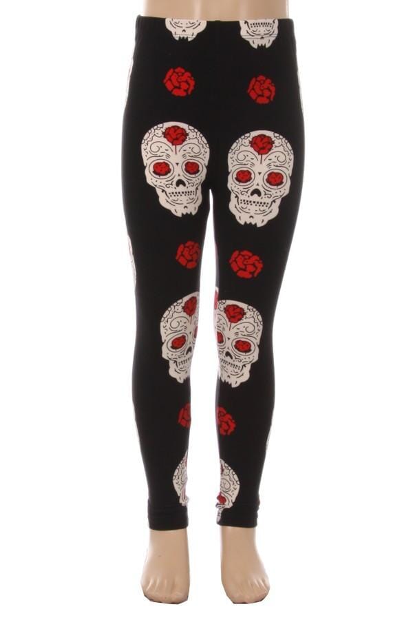 Girls Leggings, Skull Leggings