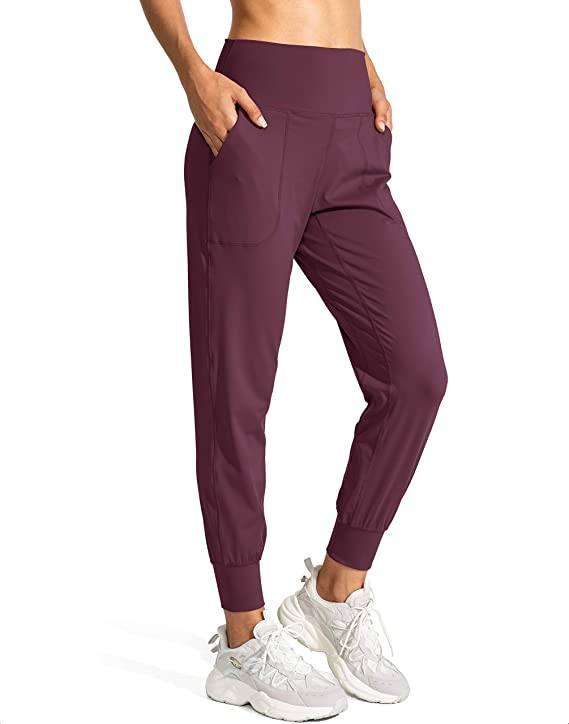 Womens Maroon Jogger Pants  Like Lululemon – MomMe and More