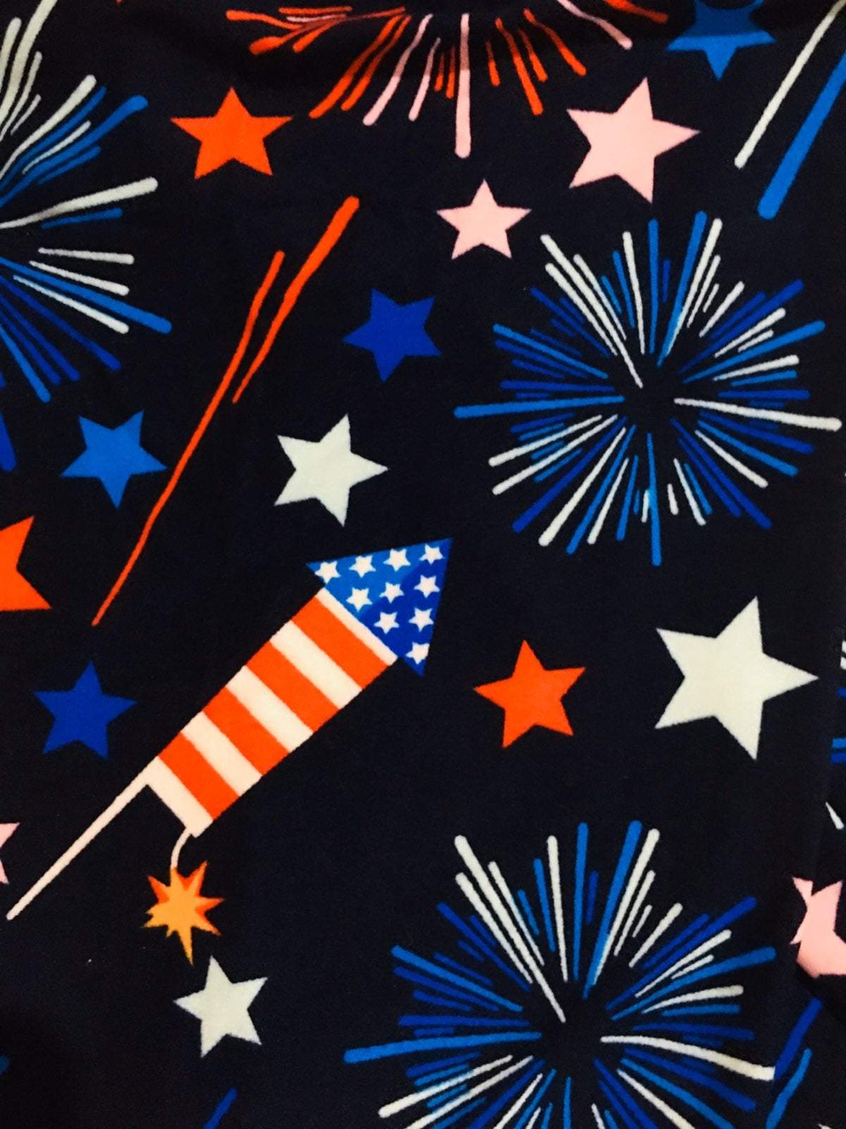 Womens Firework 4th of July Leggings Leggings MomMe and More