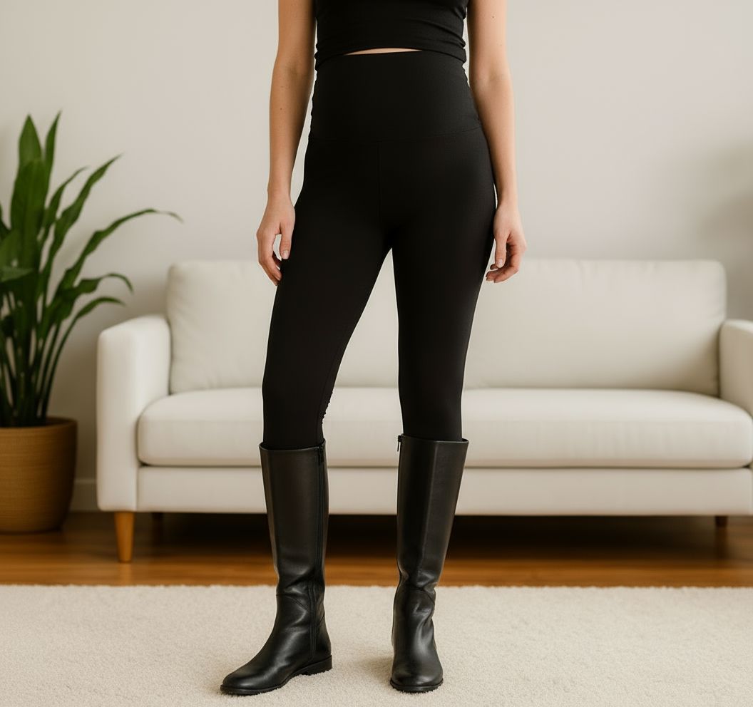 Womens Best Solid Black Leggings - High Waisted - Luxury Soft Yoga Pants - Signature Leggings Leggings MomMe and More 