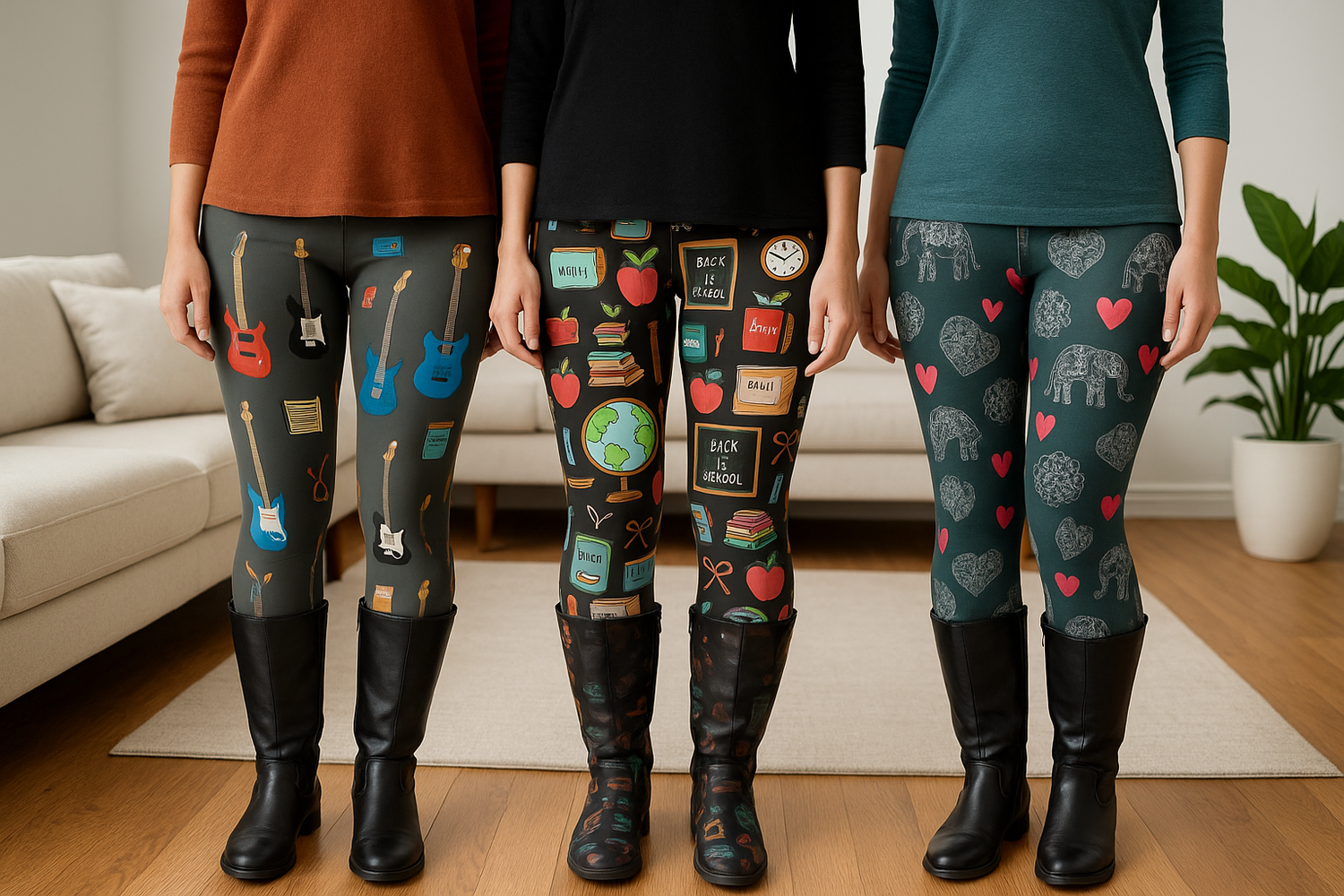 Exclusive Leggings Collection from MomMeAndMore Boutique