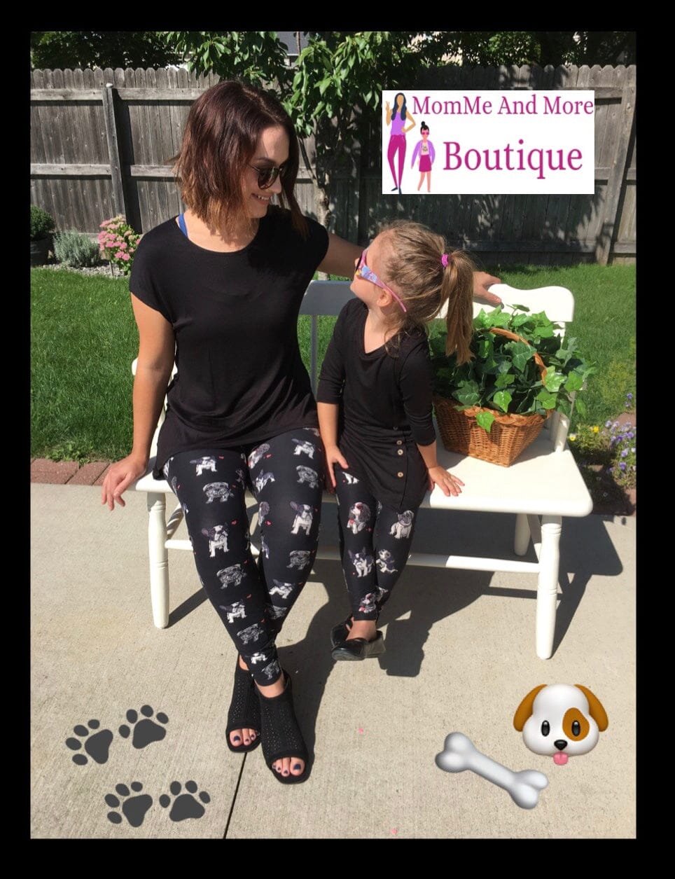 Womens Dog Leggings | XPlus Multi-Breed Dog Leggings | Yoga Pants | Footless Tights | No-Roll Waistband Leggings MomMe and More 