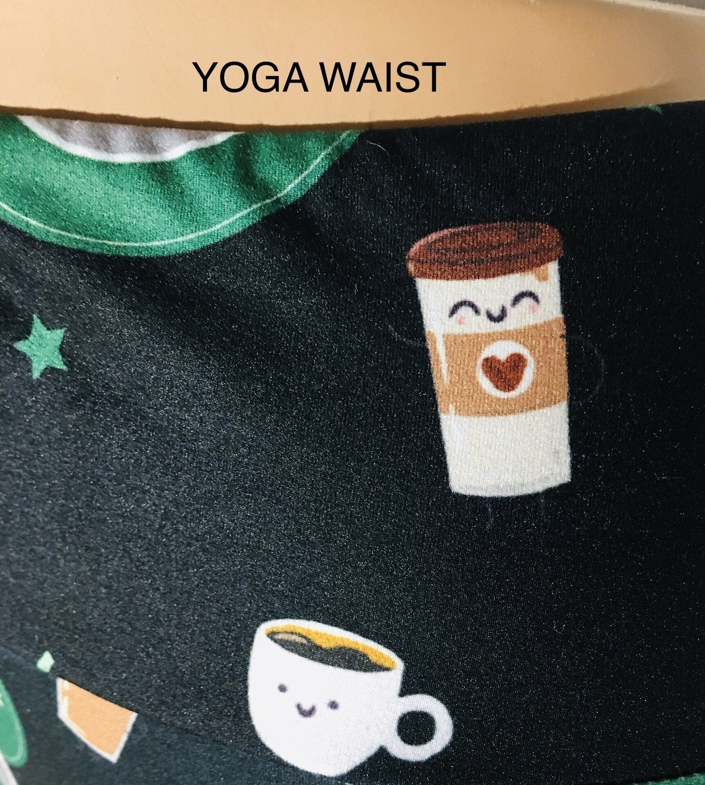 Girls Leggings | Exclusive Sloth Coffee Donut Leggings | Kids Yoga Pants | Footless Tights | Yoga Waistband Leggings MomMe and More 