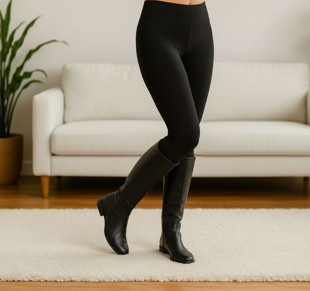 Womens Best Black Leggings - High Waisted - Luxury Soft Yoga Pants - OS/TC/TC2 Leggings MomMe and More 