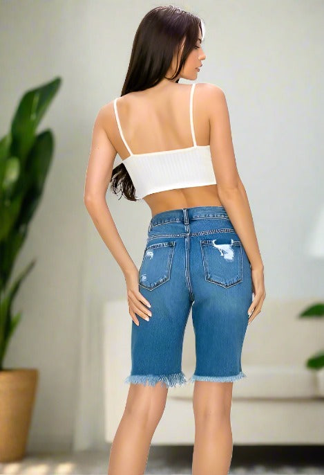 Womens Jean Shorts MomMe And More Boutique