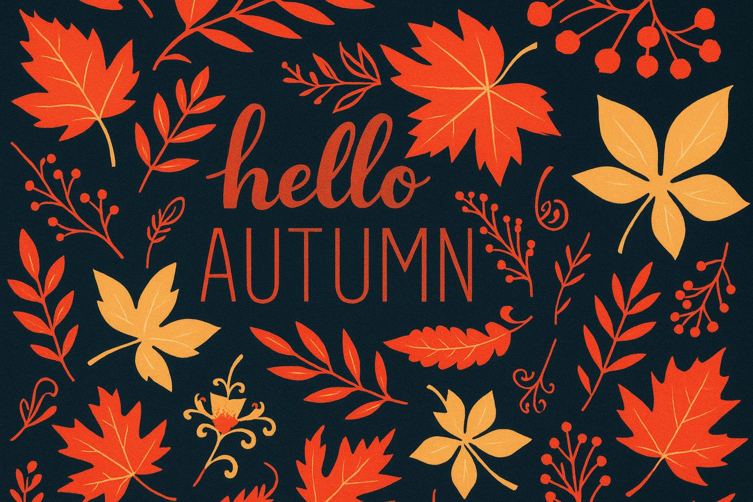 Womens Fall Leaf Leggings - High Waisted - Buttery Soft - Halloween Thanksgiving Leggings- Black/Orange Leggings MomMe and More 