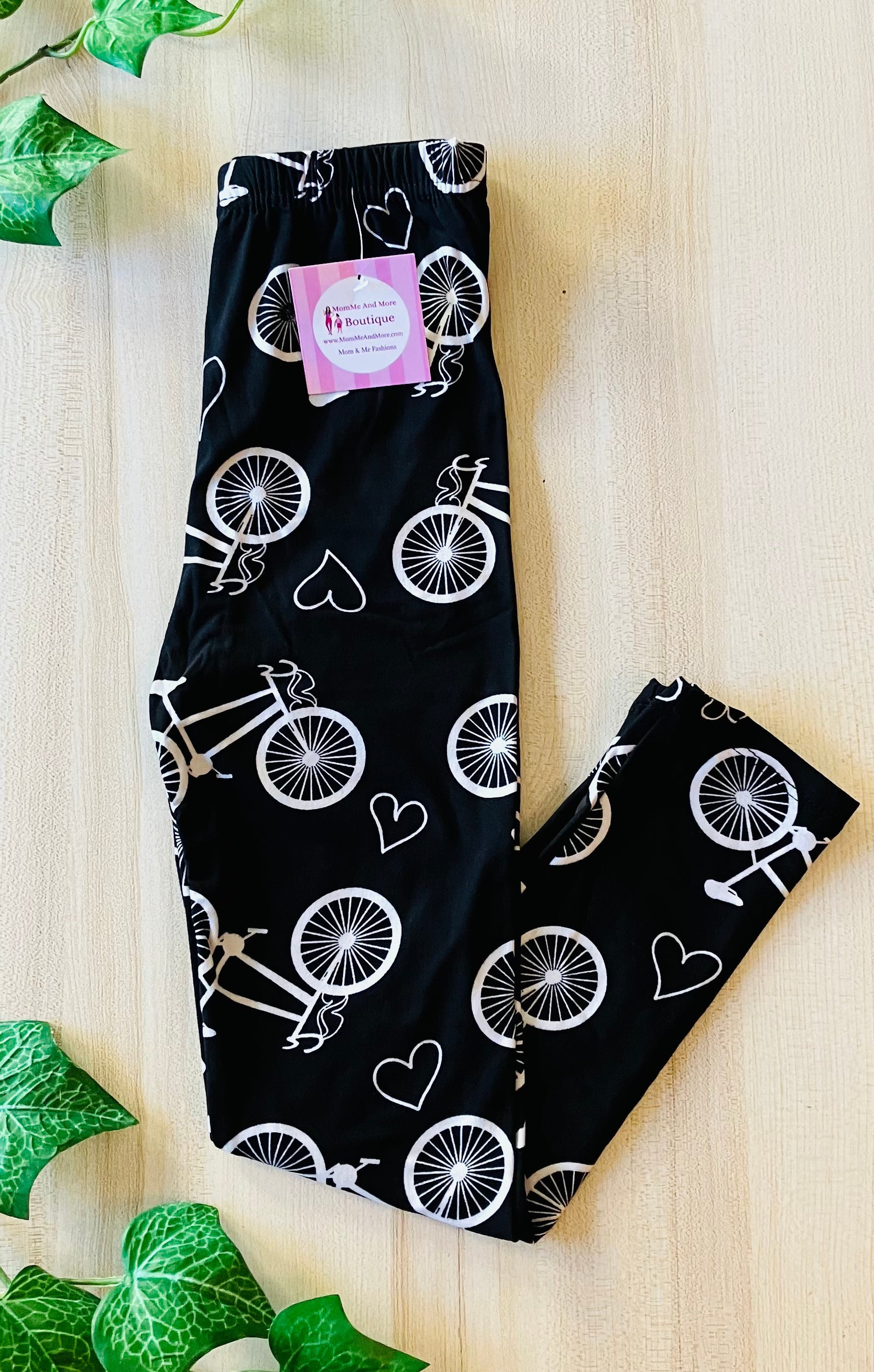 Girls Bike Leggings | Kids Yoga Pants | Footless Tights Leggings MomMe and More 