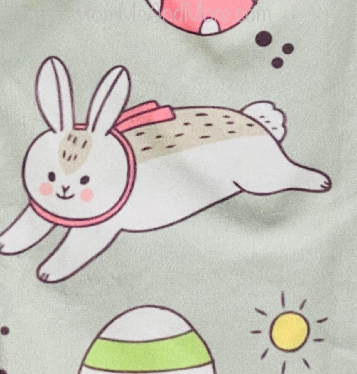 Girls Easter Bunny Leggings | Kids Yoga Pants | Footless Tights Leggings MomMe and More 