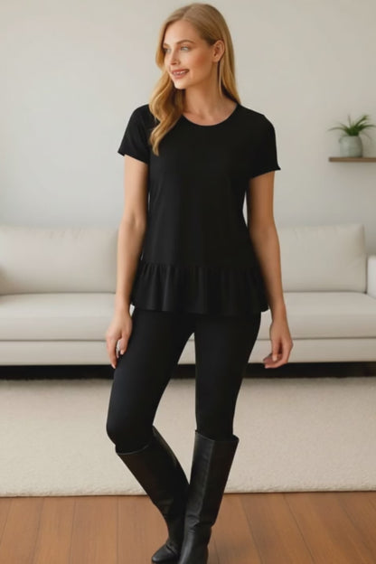 Womens Best Black Leggings - High Waisted - Buttery Soft Yoga Pants - Sizes OS/TC/TC2