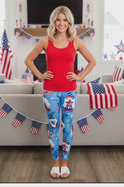 Video Review American Flag 4th of July Leggings MomMe And More