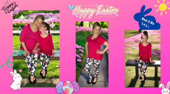 Easter Leggings Video Review MomMeAndMore.com 