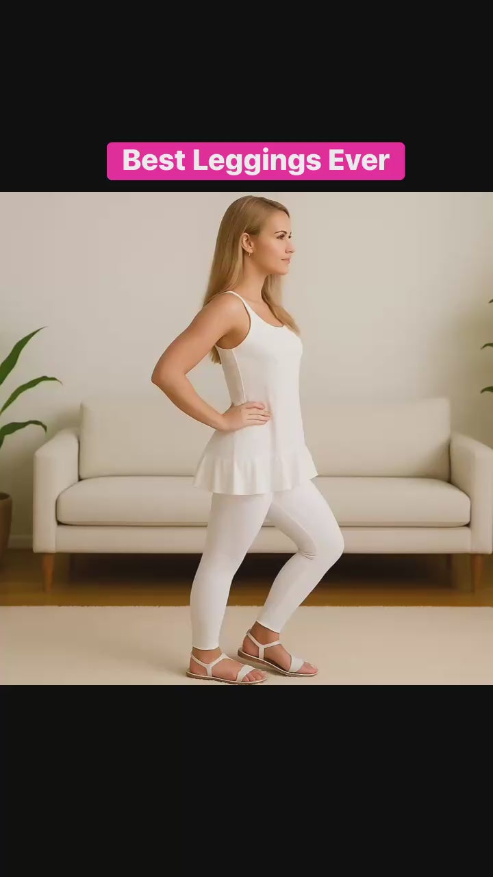 White Leggings Product Video Review MomMeAndMore Boutique