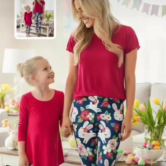 Mommy and Me Matching Easter Leggings from MomMe And More
