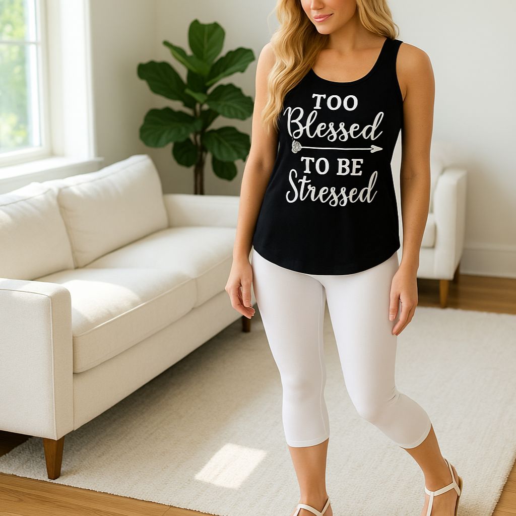 Womens White Capri Leggings - High Waisted - Buttery Soft - Solid White Leggings MomMe and More 