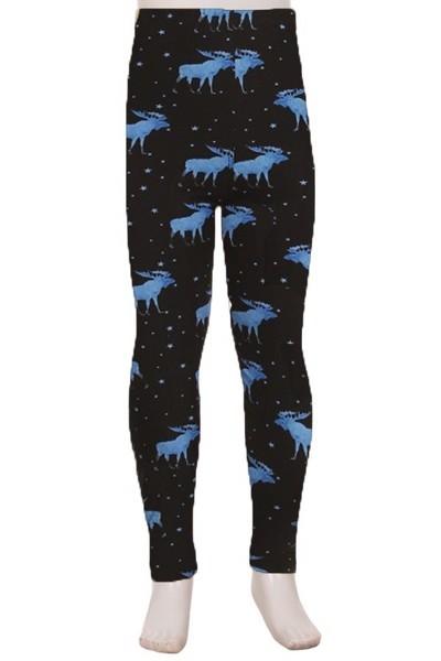 Girls Blue Moose Starry Night Leggings Leggings MomMe and More 