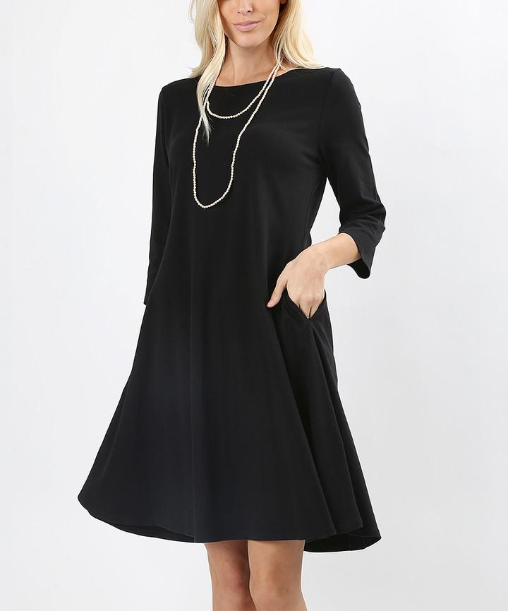 Womens Black Mini Dress | Spring Summer Short Dress – MomMe and More