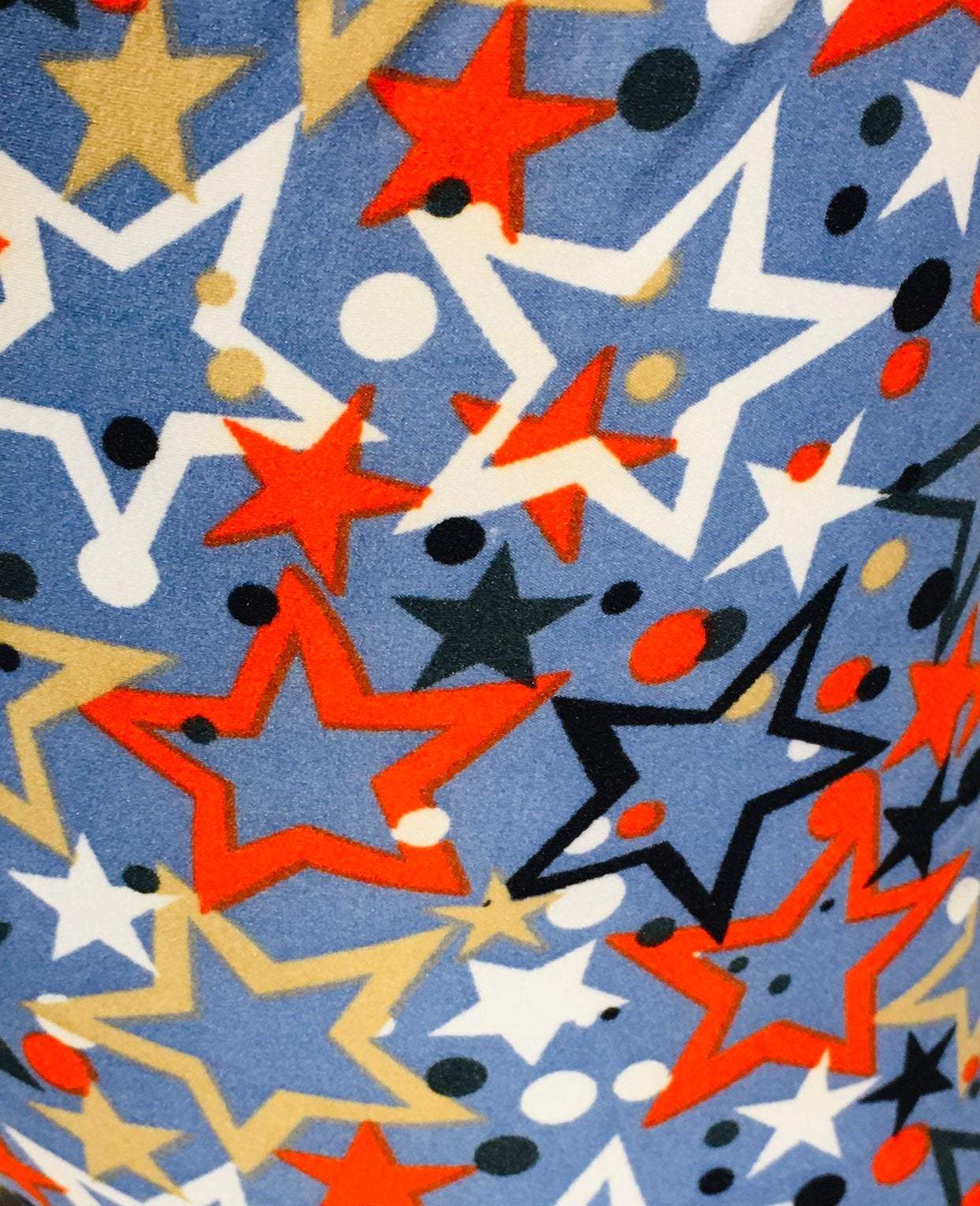 Girl's 4th of July Star Leggings Leggings MomMe and More 