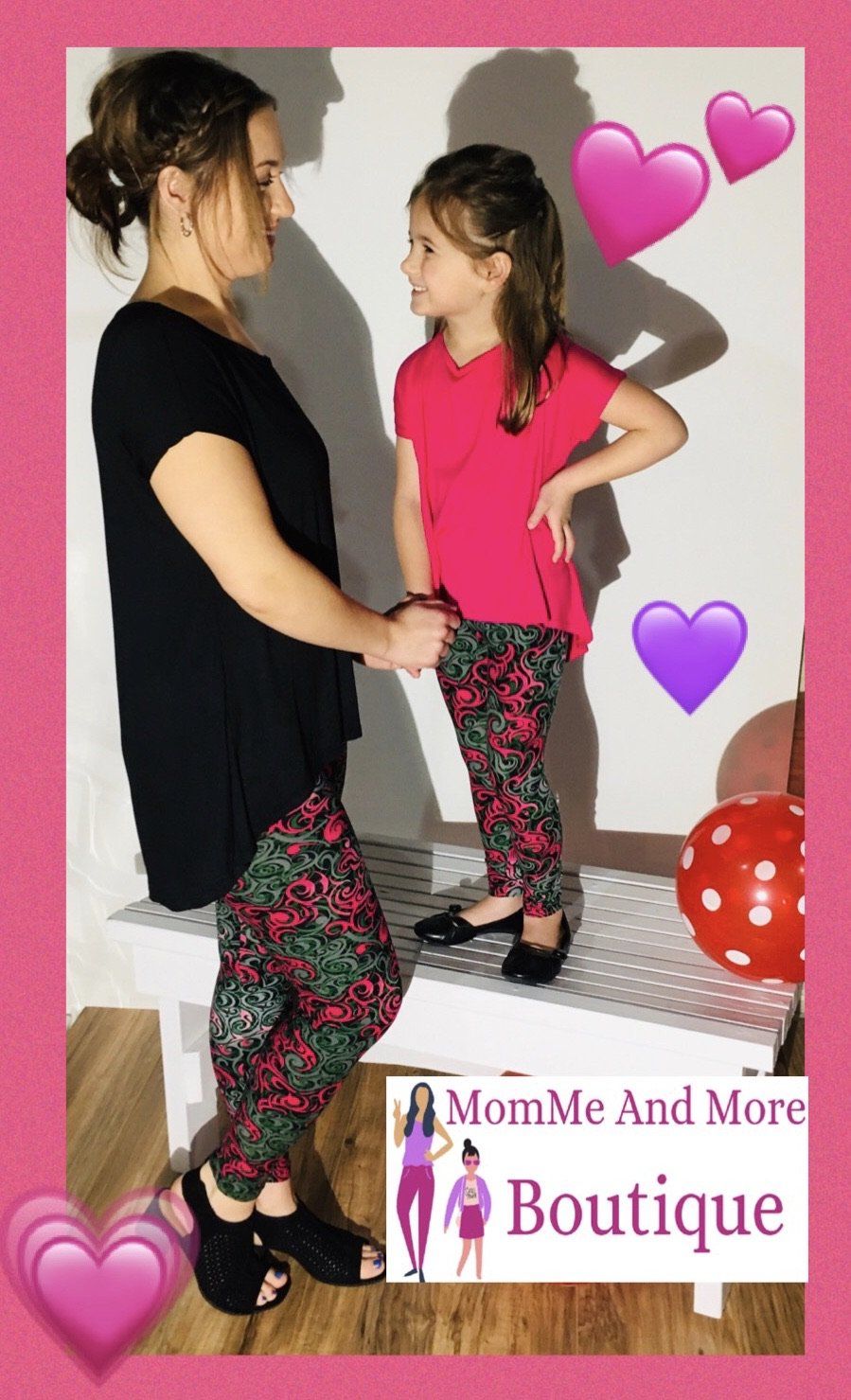 Womens Pink Ribbon Paisley Leggings Leggings MomMe and More 