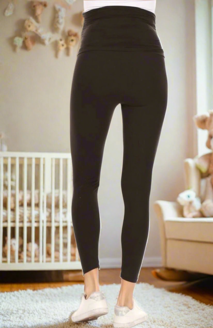 Womens Leggings, Black Maternity Leggings