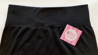 Womens Best Solid Black Fleece Lined Leggings: Yoga Waist Leggings MomMe and More 