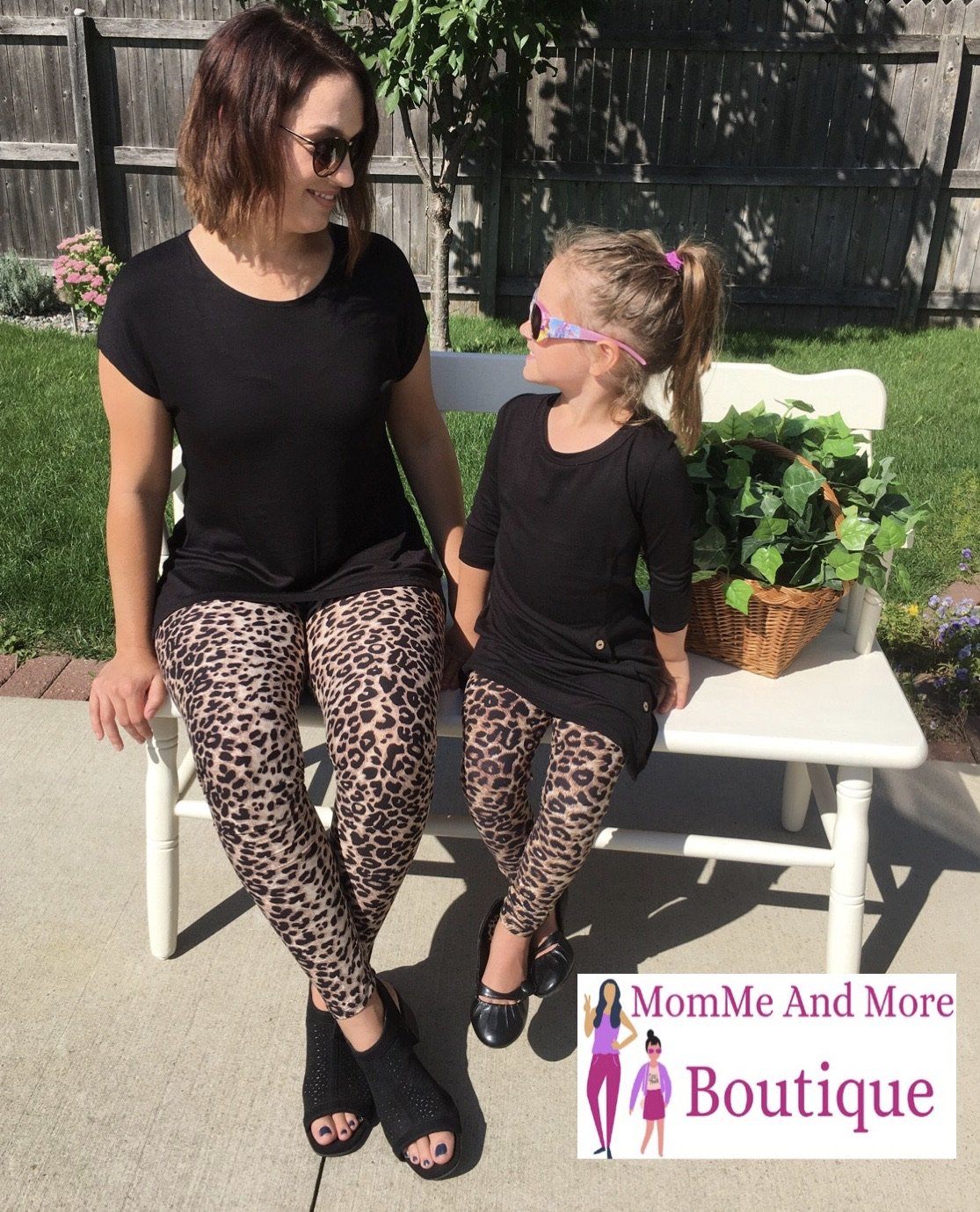 Girls Cheetah Leopard Leggings Leggings MomMe and More 