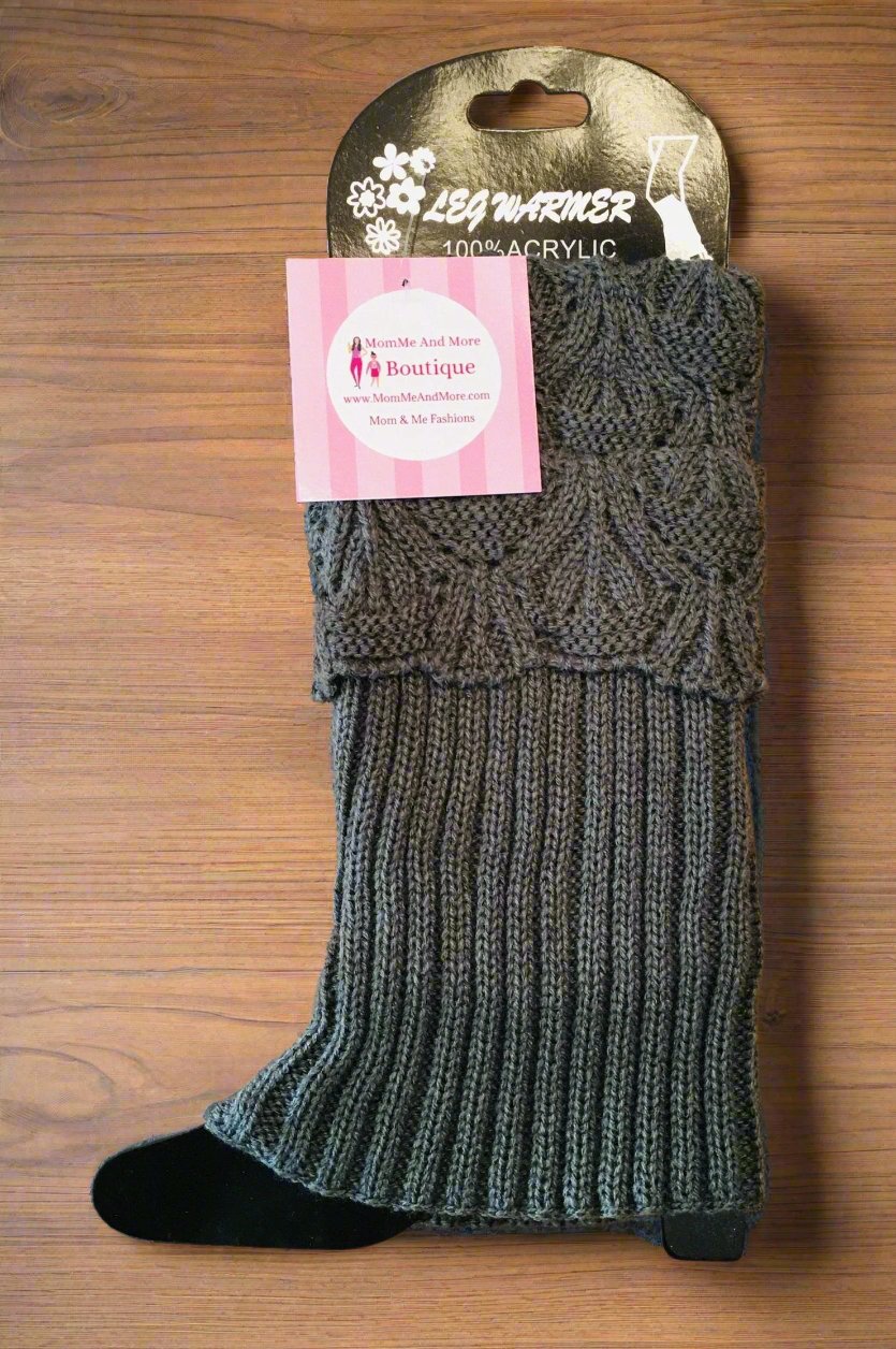 Womens Cuffed Sweater Short Leg Warmers: Multi Colors Leg Warmer MomMe and More 