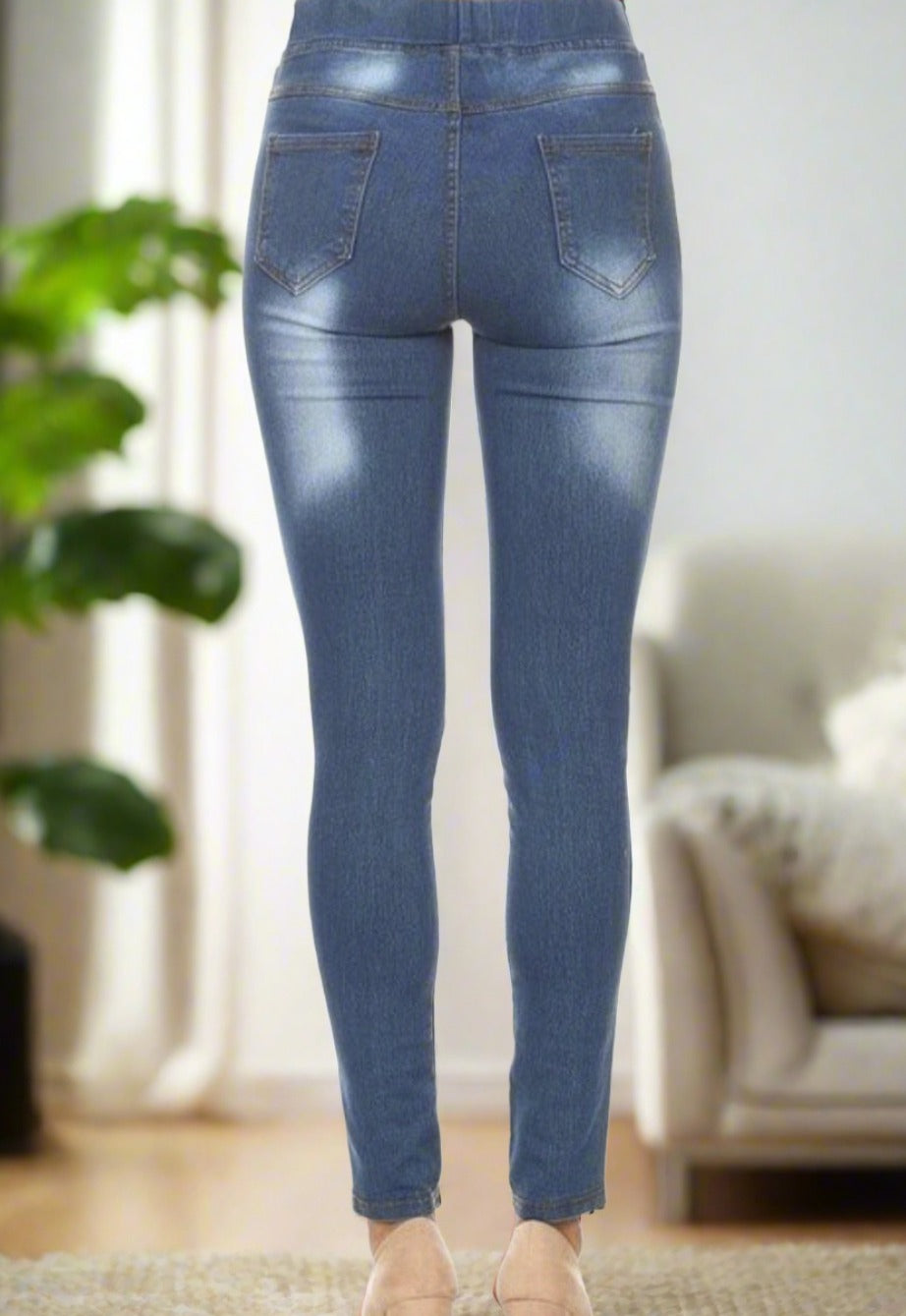 Women's Distressed Jegging Jeans Jeans MomMe and More 