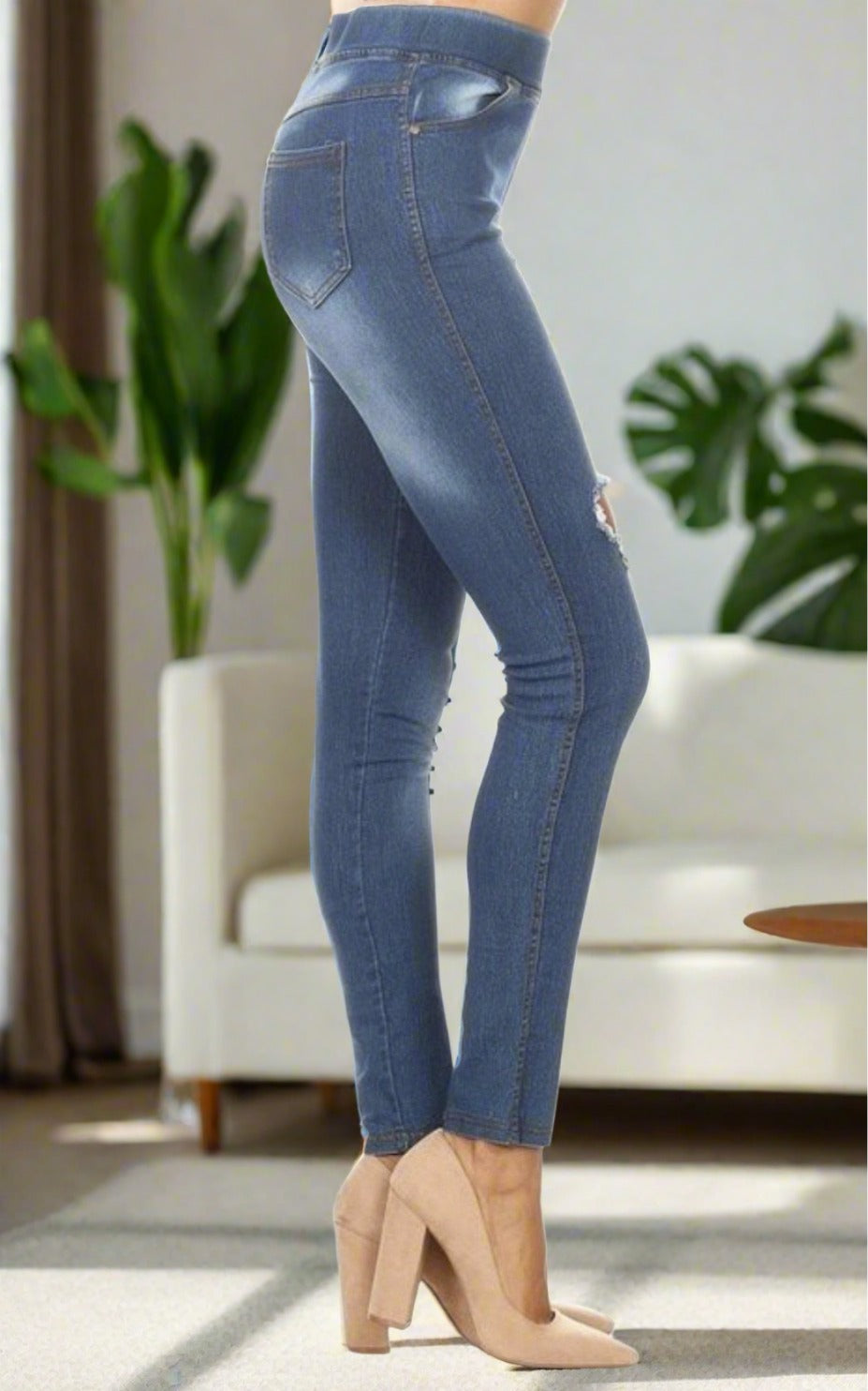 Women's Distressed Jegging Jeans Jeans MomMe and More 